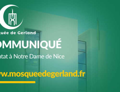 ATTENTAT À LA BASILIQUE NOTRE DAME DE NICE – COMMUNIQUÉ  DE LA MOSQUÉE DE GERLAND
